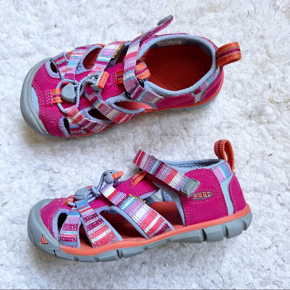 Kids' Seacamp Ii Cnx Water Friendly  Pink Orange White Sandal Size Toddler 10